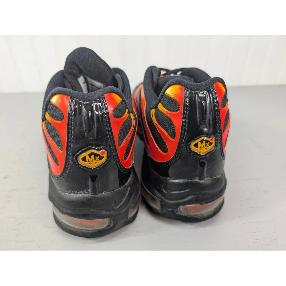 Nike Air Max 97 Plus Shock AH8144-002 Sneakers Men's Size 11‎ Orange Black Red